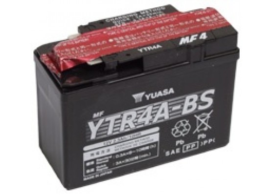 Μπαταρία μοτοσυκλετών YUASA Maintenance Free YTR4A-BS - 12V 2.3 (10HR)Ah - 45 CCA(EN) εκκίνησης 