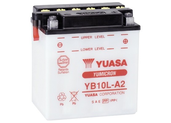 Μπαταρία μοτοσυκλετών YUASA Yumicron YB10L-A2 - 12V 11 (10HR) - 160 CCA (EN) εκκίνησης