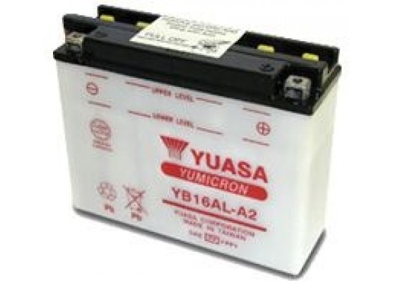 Μπαταρία μοτοσυκλετών YUASA Yumicron YB16AL-A2 - 12V 16 (10HR) - 200 CCA (EN) εκκίνησης