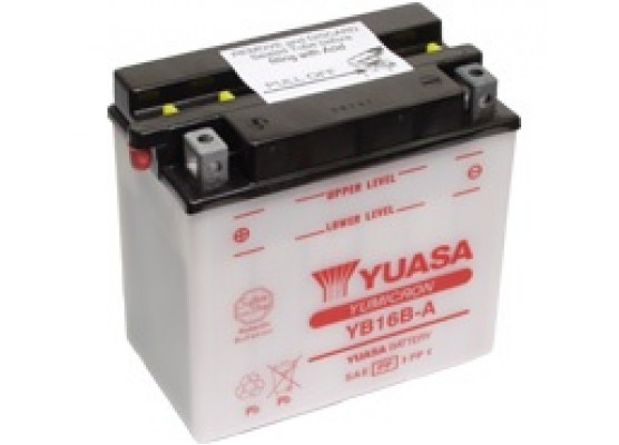 Μπαταρία μοτοσυκλετών YUASA Yumicron YB16B-A - 12V 16 (10HR) - 207 CCA (EN) εκκίνησης