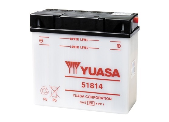 Μπαταρία μοτοσυκλετών YUASA Yumicron 51814 - 12V 18 (20HR) - 100 CCA (EN) εκκίνησης