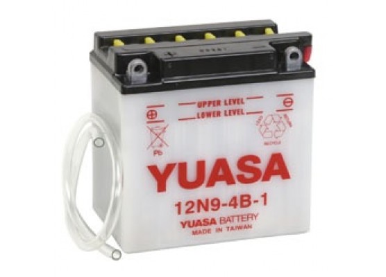 Μπαταρία μοτοσυκλετών YUASA Conventional 12N9-4B-1 - 12V 9 (10HR) - 85 CCA (EN) εκκίνησης