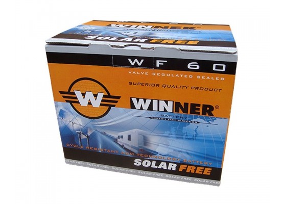 Μπαταρία Winner Solarfree WF60 - 12V 60Ah (C100)