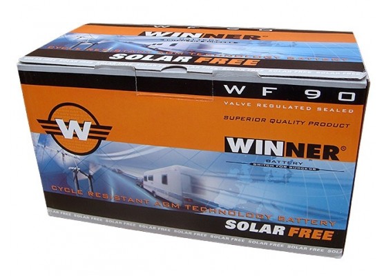 Μπαταρία Winner Solarfree WF90 - 12V 90Ah (C100)