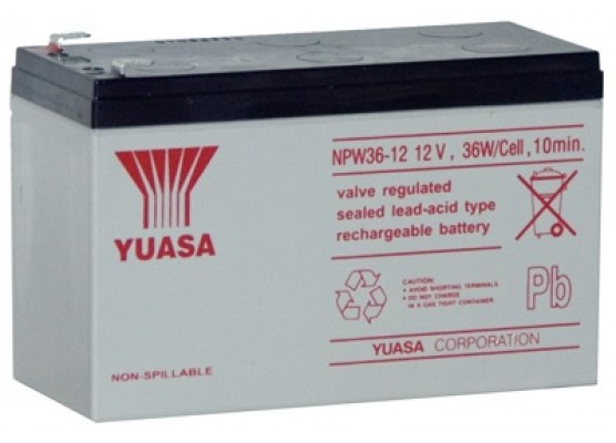 Μπαταρία YUASA NPW36-12 VRLA - AGM τεχνολογίας - 12V 9Ah (Αντικατάσταση από NPW45-12)