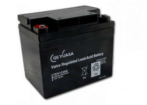 Μπαταρία YUASA TEV 12360 VRLA - AGM τεχνολογίας - 12V 36Ah