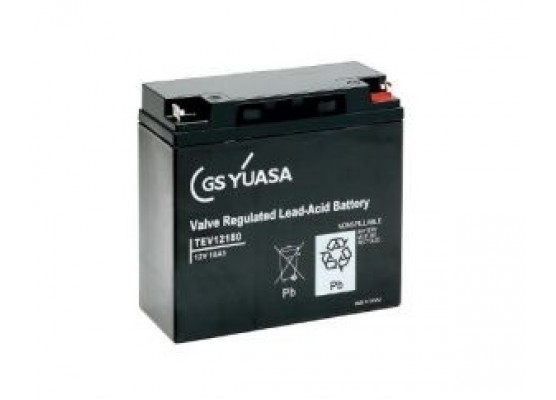 Μπαταρία YUASA TEV 12180 VRLA - AGM τεχνολογίας - 12V 18Ah