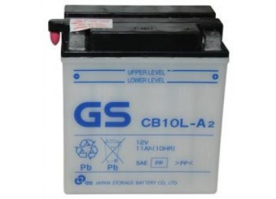 Μπαταρία μοτοσυκλετών ανοιχτού τύπου GS CB10L-A2 - 12V 11 (10HR) 