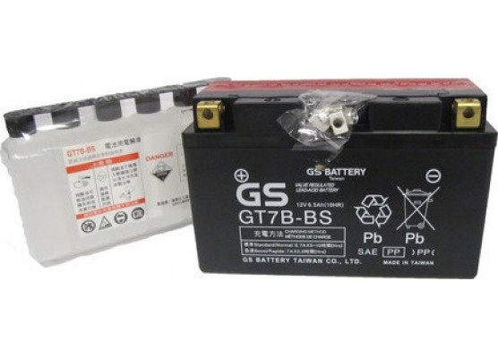Μπαταρία μοτοσυκλετών GS AGM GT7B-BS - 12V 6.5Ah (10HR) - 120 CCA(EN) εκκίνησης (με υγρά) 