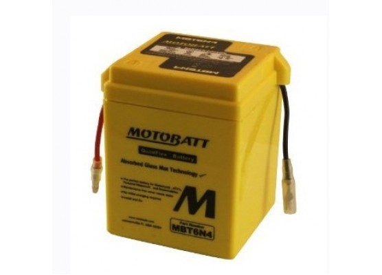 Μπαταρία μοτοσυκλετών MOTOBATT MBT6N4 - 6V 4 (10HR)Ah 