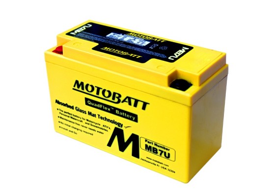 Μπαταρία μοτοσυκλετών MOTOBATT MB7U - 12V 6.5 (10HR)Ah - 100CCA εκκίνησης