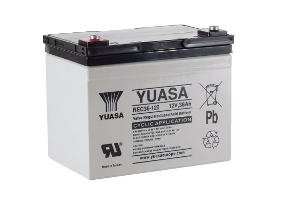 Μπαταρία YUASA REC36-12 VRLA - AGM τεχνολογίας - 12V 36Ah