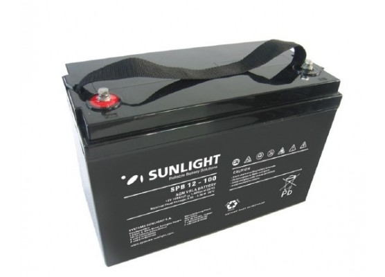 Μπαταρία Sunlight SPB12-100 VRLA - AGM τεχνολογίας - 12V 100Ah (C10)