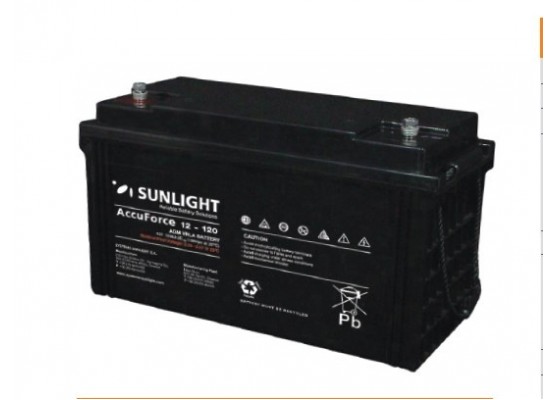 Μπαταρία Sunlight Accuforce12-120 VRLA - AGM τεχνολογίας 12V - 120Ah (C10)