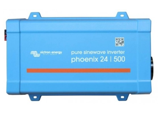 Μετατροπέας - inverter DC-AC καθαρού ημιτόνου Victron Phoenix 24/500 VE.Direct Schuko