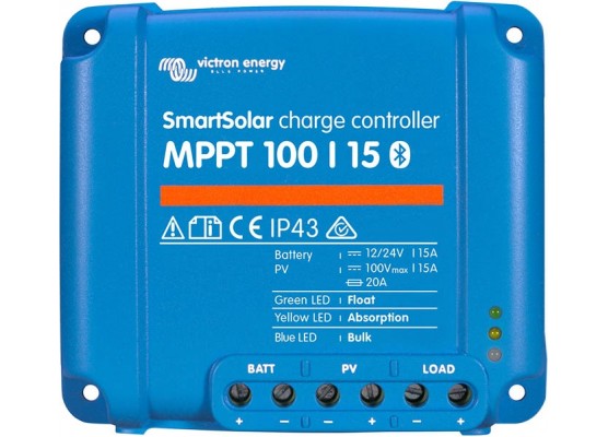 Ρυθμιστής φόρτισης φωτοβολταϊκών Victron SmartSolar MPPT 100/15