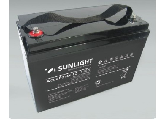 Μπαταρία Sunlight Accuforce Solar 12-115S VRLA - AGM τεχνολογίας 12V - 116Ah (C100)