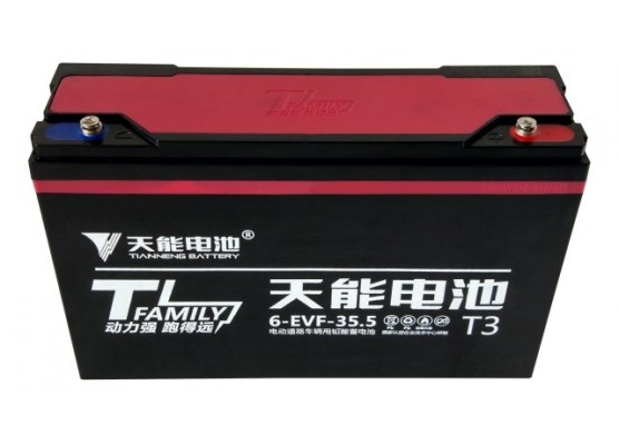 Μπαταρία Tianneng 6DZF35.5 / TNE12-40 - AGM τεχνολογίας ηλεκτρικών οχημάτων - 12V 35Ah (C2) / 40Ah (C20)