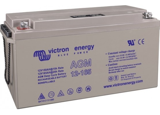 Μπαταρία VICTRON 12-165 VRLA - AGM τεχνολογίας - 12V 165Ah (C20)