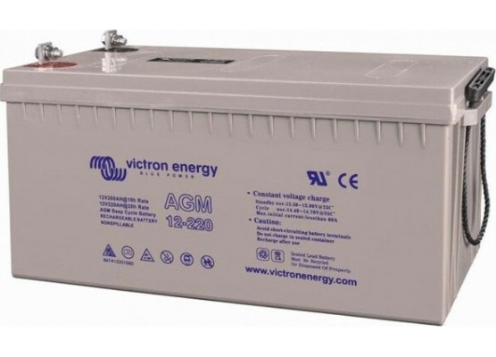 Μπαταρία VICTRON 12-220 VRLA - AGM τεχνολογίας - 12V 220Ah (C20)