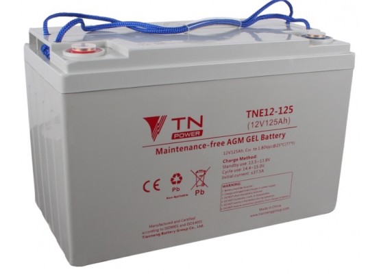 Μπαταρία Tianneng TNE12-125 AGM τεχνολογίας ηλεκτρικών οχημάτων - 12V 125Ah (C20) 