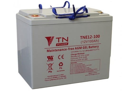 Μπαταρία Tianneng TNE12-100 AGM τεχνολογίας ηλεκτρικών οχημάτων - 12V 100Ah (C20) 