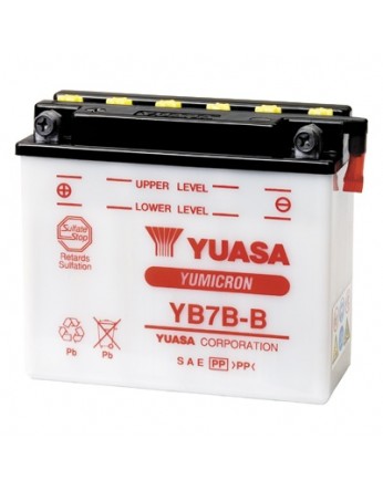 Μπαταρία μοτοσυκλετών YUASA Yumicron YB7B-B - 12V 7 (10HR) - 115 CCA (EN) εκκίνησης