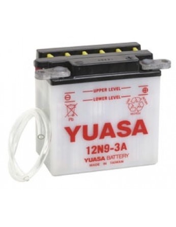 Μπαταρία μοτοσυκλετών YUASA Conventional 12N9-3A - 12V 9 (10HR) - 85 CCA (EN) εκκίνησης