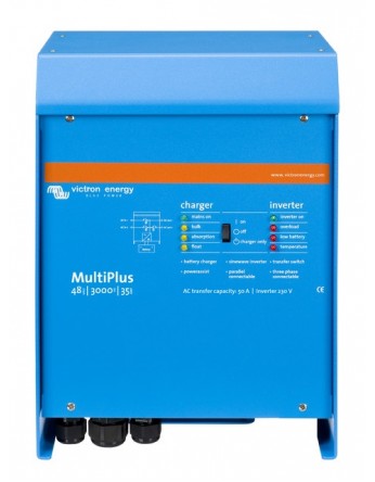 Μετατροπέας - inverter με φορτιστή DC-AC καθαρού ημιτόνου Victron MultiPlus 48/3000/35-16