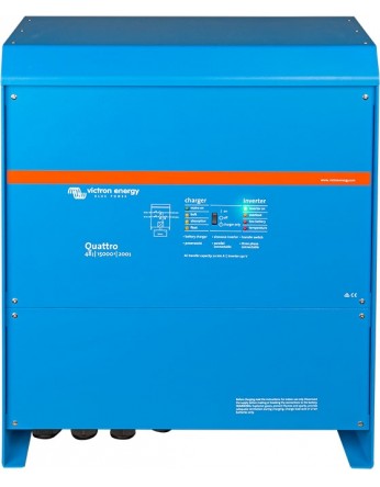 Μετατροπέας - inverter με φορτιστή DC-AC καθαρού ημιτόνου Victron Quattro 48/15000/200-100/100