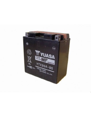 Μπαταρία μοτοσυκλετών YUASA Maintenance Free YTX20A-BS (YTX20CH-BS) - 12V 17 (10HR)Ah - 270 CCA(EN) εκκίνησης 