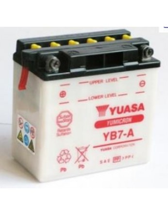 Μπαταρία μοτοσυκλετών YUASA Yumicron YB7-A - 12V 8 (10HR) - 124 CCA (EN) εκκίνησης