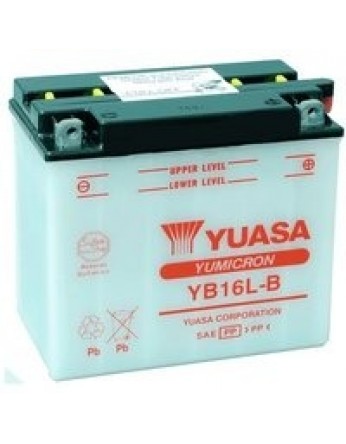 Μπαταρία μοτοσυκλετών YUASA Yumicron YB16L-B - 12V 19 (10HR) - 240 CCA (EN) εκκίνησης