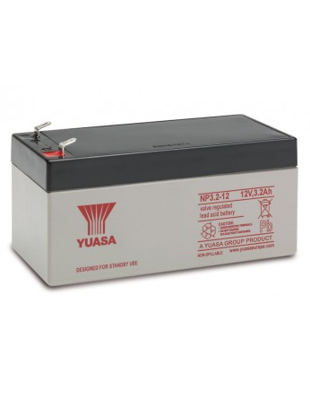 Μπαταρία YUASA NP3.2-12 VRLA - AGM τεχνολογίας - 12V 3.2Ah 