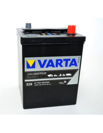 Μπαταρία Varta Promotive Black E29 - 6V 70 Ah - 300CCA A(EN) εκκίνησης