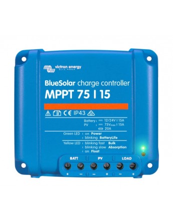 Ρυθμιστής φόρτισης φωτοβολταϊκών Victron BlueSolar MPPT 75/15