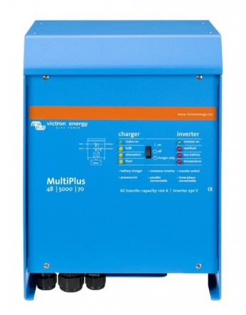 Μετατροπέας - inverter με φορτιστή DC-AC καθαρού ημιτόνου Victron MultiPlus 48/5000/70-100
