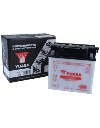 Μπαταρία μοτοσυκλετών YUASA USA Yumicron YB16CL-B - 12V 19 (10HR) - 240 CCA (EN) εκκίνησης (Made In USA)