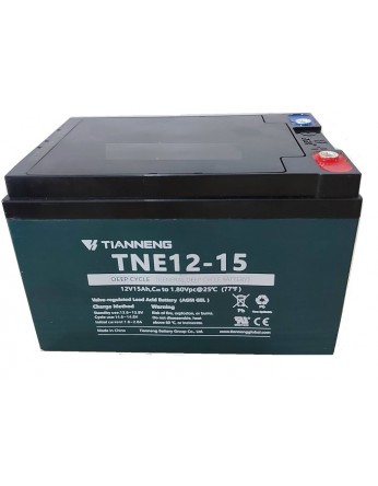 Μπαταρία Tianneng TNE12-15 - AGM τεχνολογίας ηλεκτρικών ποδηλάτων - 12V 15Ah(C20)