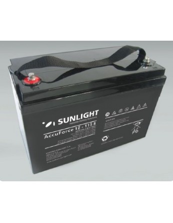 Μπαταρία Sunlight Accuforce Solar 12-115S VRLA - AGM τεχνολογίας 12V - 116Ah (C100)