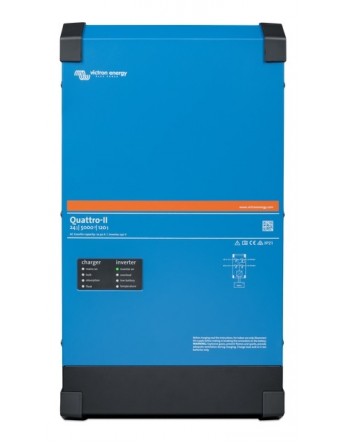 Μετατροπέας - inverter με φορτιστή DC-AC καθαρού ημιτόνου Victron Quattro II 24/5000/120-50/50