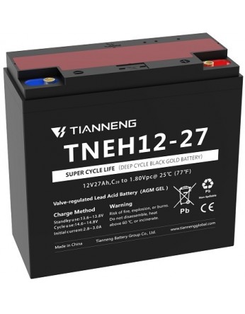 Μπαταρία Tianneng TNEH12-27 AGM τεχνολογίας ηλεκτρικών οχημάτων - 12V 27Ah(C20)