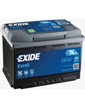 Μπαταρία EXIDE Excell EB740 12V 74Ah 680CCA A(EN)