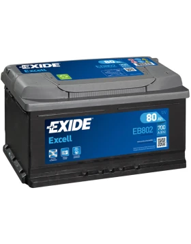 Μπαταρία EXIDE Excell EB802 12V 80Ah 700CCA A(EN)