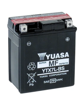 YUASA Battery YTX7L-BS 12V 6Ah 100CCA (EN)
