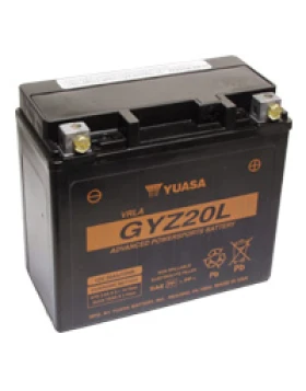 YUASA Battery GYZ20L 12V 20Ah 250CCA (EN)