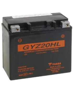 YUASA Battery GYZ20HL 12V 20Ah 310CCA (EN)