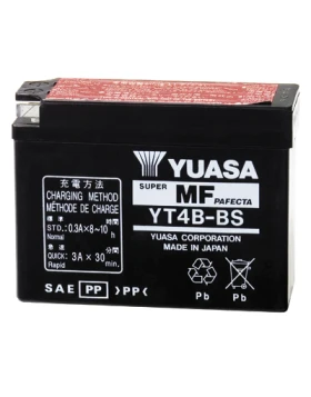 YUASA Battery YT4B-BS 12V 2.3Ah 40CCA (EN)
