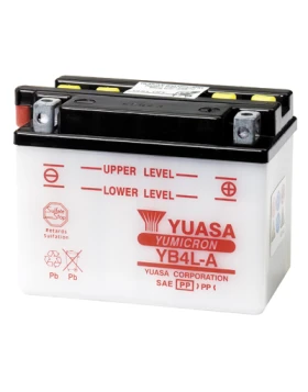 YUASA Battery Yumicron YB4L-A 12V 4Ah 56CCA (EN)