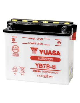 YUASA Battery Yumicron YB7B-B 12V 7Ah 80CCA (EN)